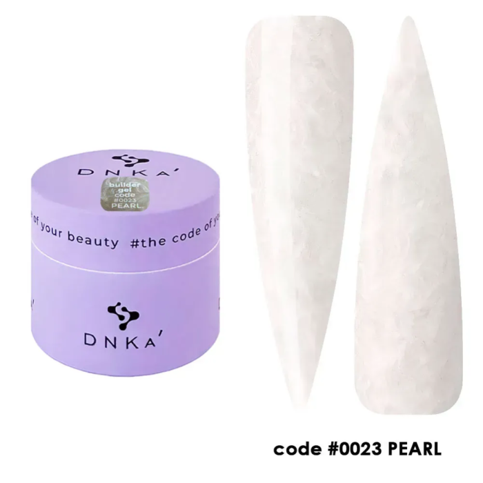 DNKa Builder Gel №23 Pearl - гель конструюючий, теплий молочний, 15 мл