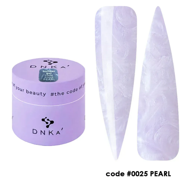DNKa Builder Gel №25 Pearl - гель конструюючий, ліловий перламутр, 15 мл