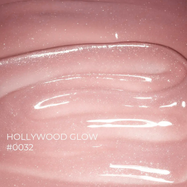 DNKa Builder Gel №32 Hollywood Glow - гель конструирующий, светоотражающий, нежно-розовый, 15 мл