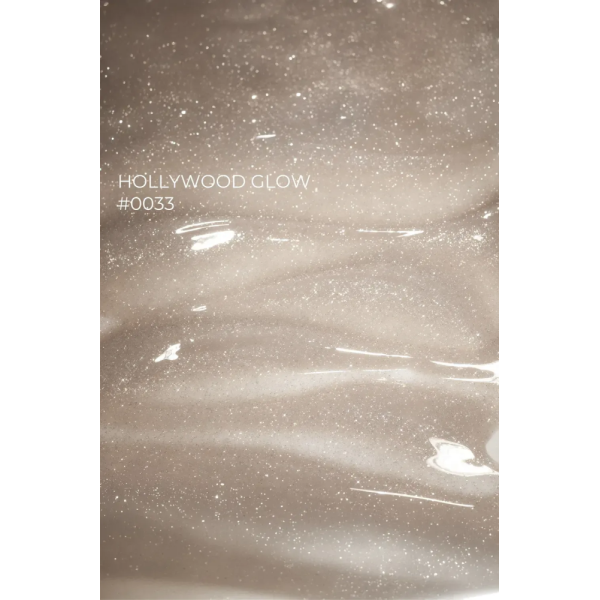DNKa Builder Gel №33 Hollywood Glow - гель конструирующий, светоотражающий, молочный теплый, 15 мл