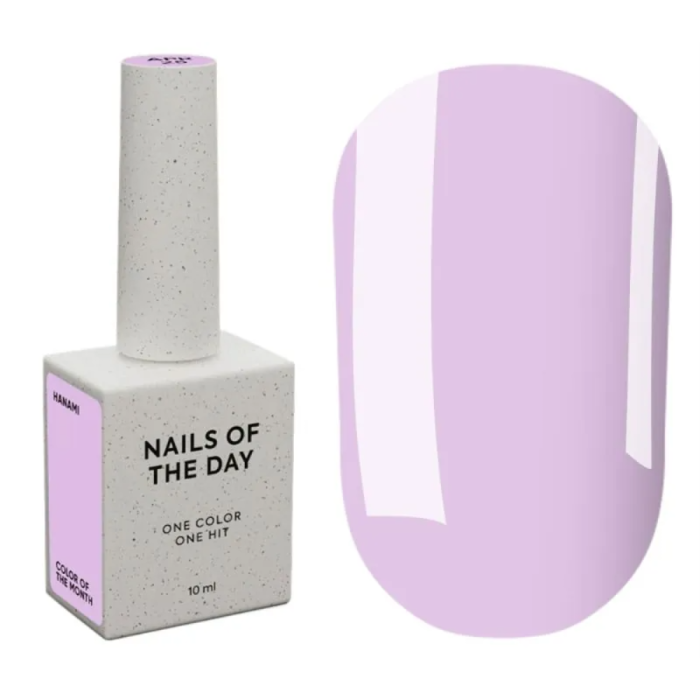Гель-лак NAILSOFTHEDAY Color Of The Month April 2025 Hanami, колір місяця, бузковий, 10 мл