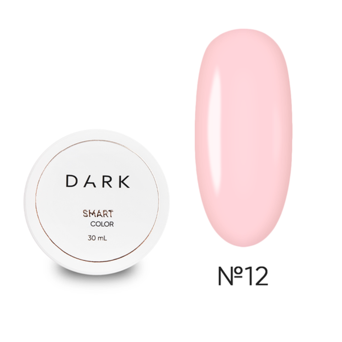 DARK Smart Builder Gel 12 - конструюючий гель, натуральний рожевий, 30 мл