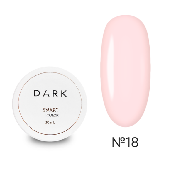 DARK Smart Builder Gel 18 - конструюючий гель, ніжний світло-рожевий, 30 мл