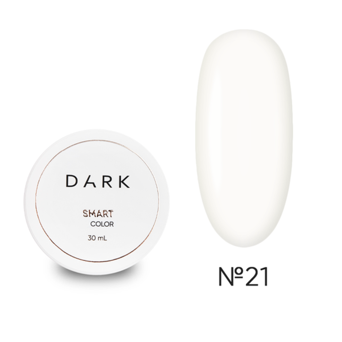 DARK Smart Builder Gel 21 - конструюючий гель, молочно-білий, 30 мл