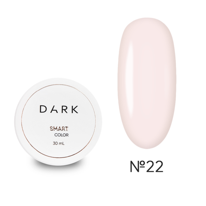 DARK Smart Builder Gel 22 - конструюючий гель, рожево-білий, 30 мл