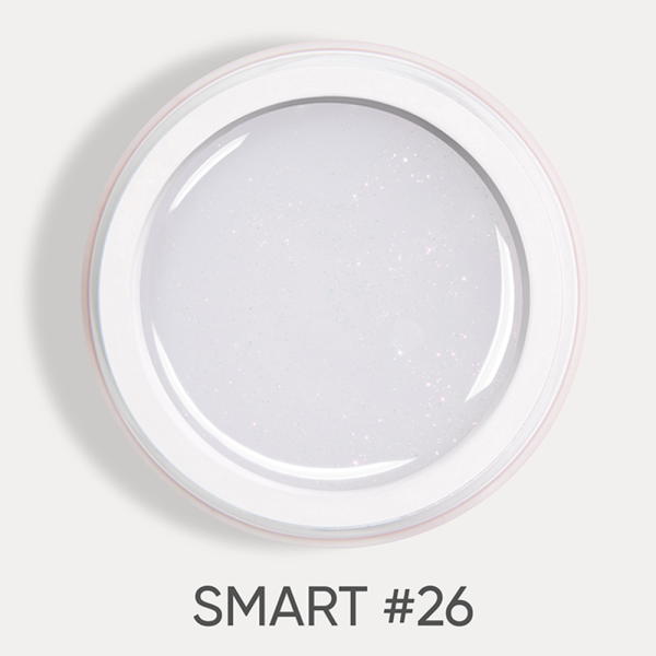 DARK Smart Builder Gel 26 - конструюючий гель, молочний з шиммером, 15 мл