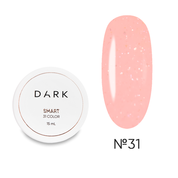 DARK Smart Builder Gel 31 - конструюючий гель, світло-бежевий із шиммером, 15 мл