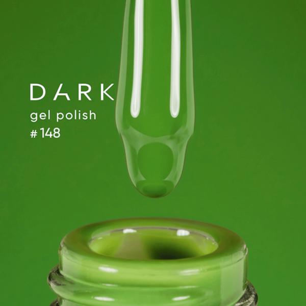 Гель-лак DARK Gel Polish №148, зелений, 6 мл