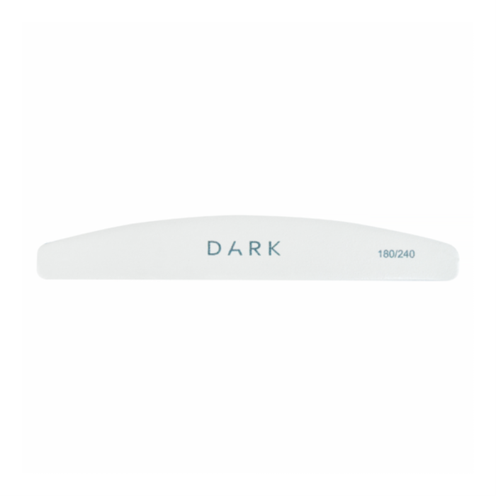 DARK пилка на піні півколо, біла, 180/240 грит