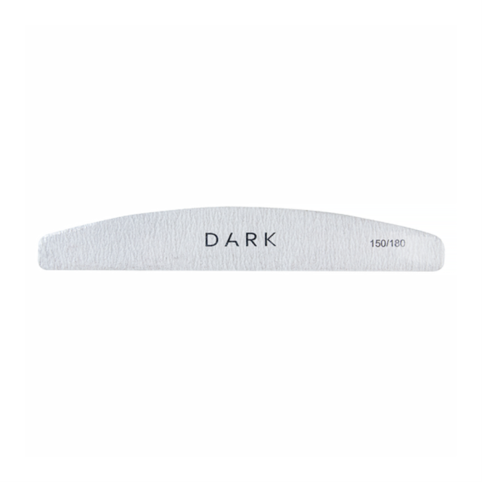 DARK пилка на піні півколо, сіра, 150/180 грит
