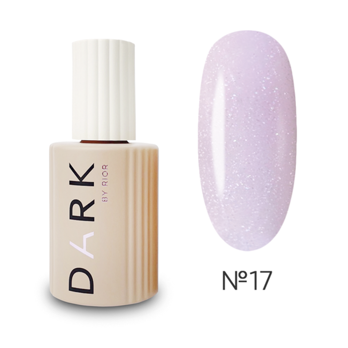 База камуфлююча DARK Pro Base №17, рожево-лілова з дрібним шиммером, 15 мл