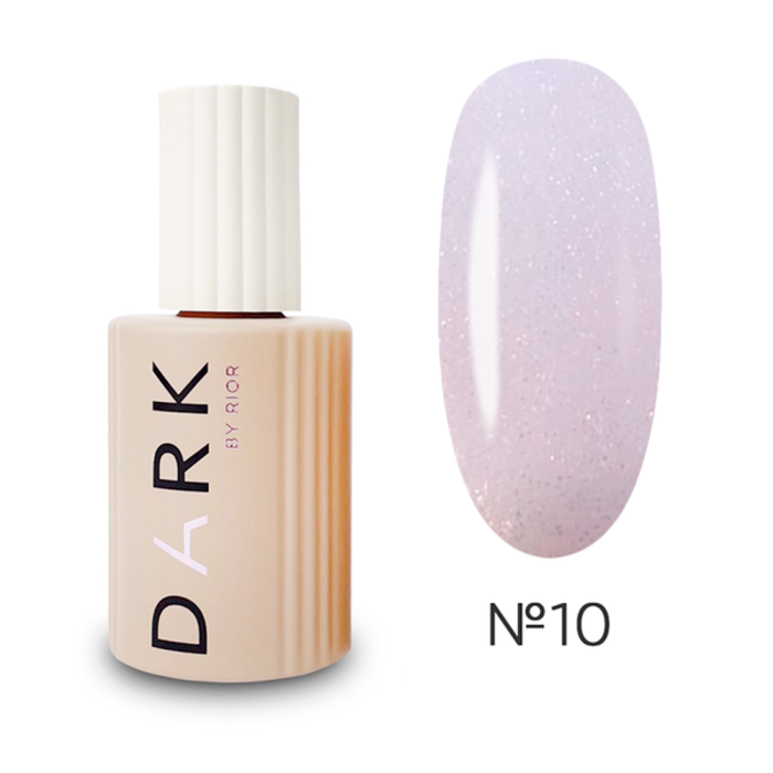 База камуфлирующая DARK Pro Base Shine №10, молочно-розовая с розовым шиммером, 15 мл