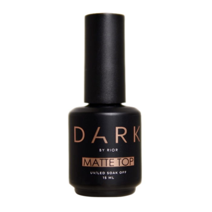 DARK Matte Top - матовый топ с липким слоем, 15 мл