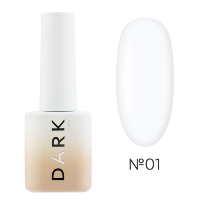 Гель-лак DARK Gel Polish №001, белый, 10 мл
