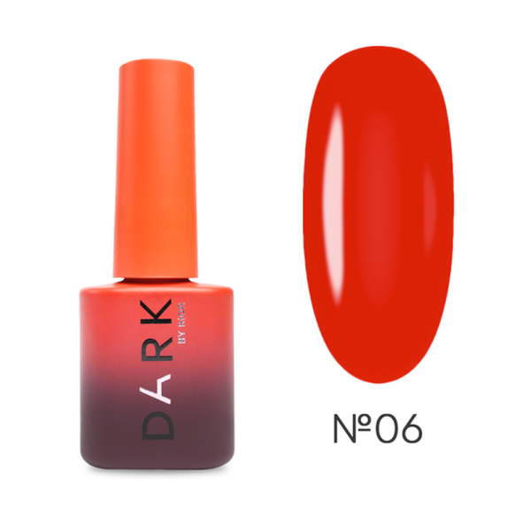 Гель-лак DARK Gel Polish №006, сочный красный, 6 мл