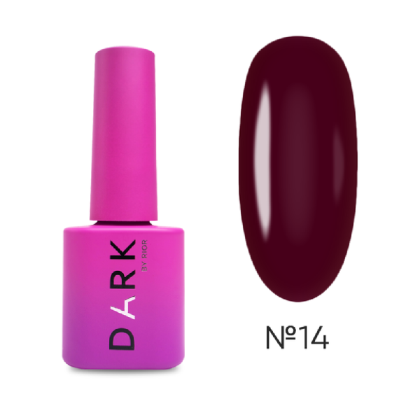Гель-лак DARK Gel Polish №014, малиновый, 6 мл