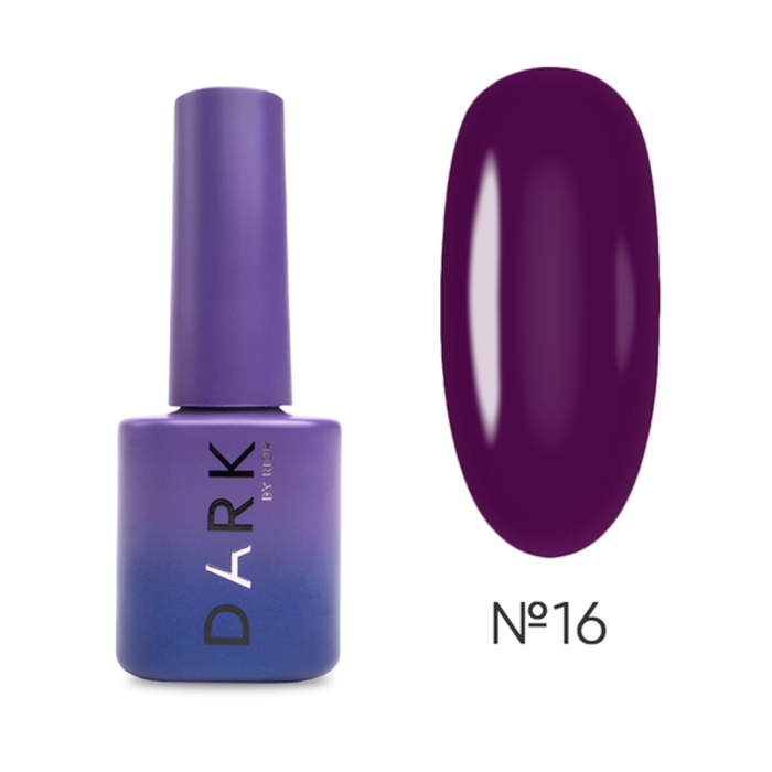 Гель-лак DARK Gel Polish №016, баклажан, 6 мл