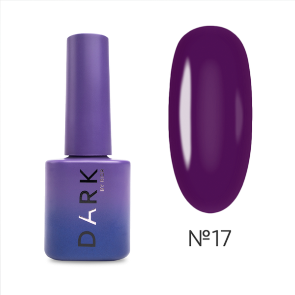 Гель-лак DARK Gel Polish №017, cливовый, 6 мл