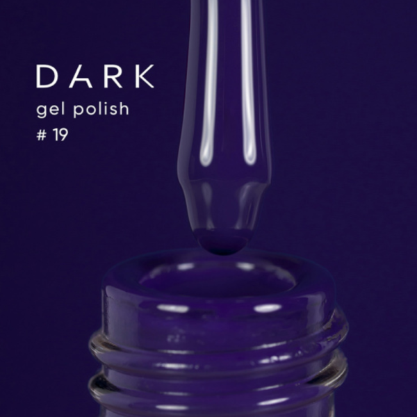 Гель-лак DARK Gel Polish №019, индиго, 6 мл