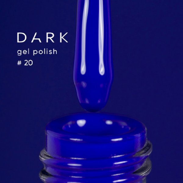 Гель-лак DARK Gel Polish №020, фиолетовый, 6 мл