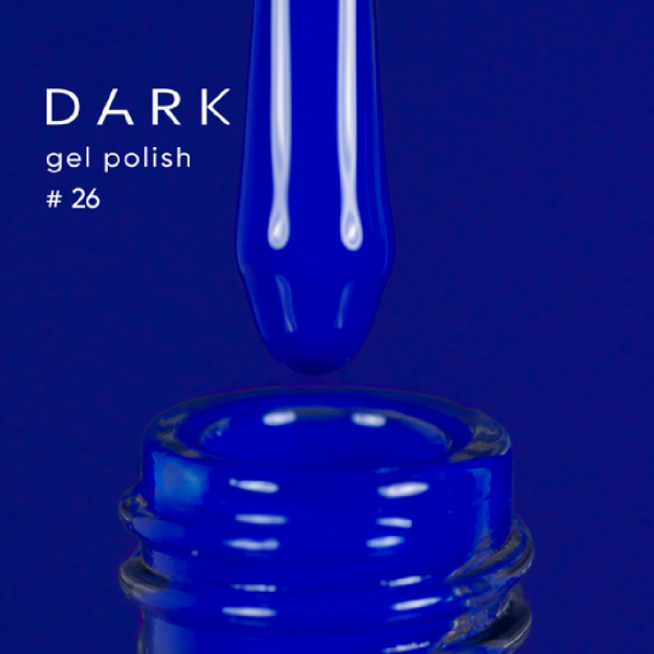Гель-лак DARK Gel Polish №026, электрик, 6 мл