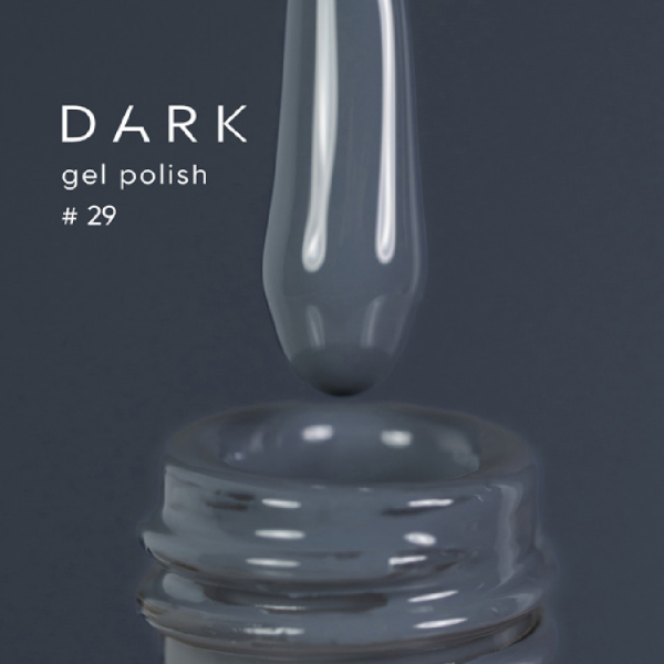 Гель-лак DARK Gel Polish №029, светло-серый, 6 мл