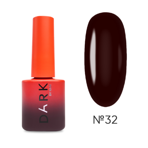 Гель-лак DARK Gel Polish №032, коричневый, 6 мл