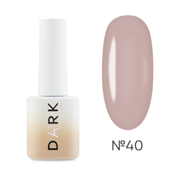 Гель-лак DARK Gel Polish №040, кремово бежевый, 6 мл