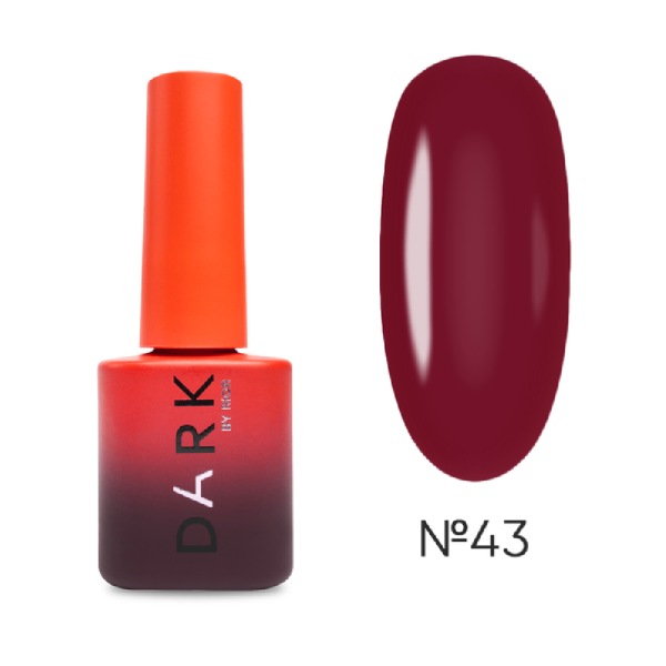 Гель-лак DARK Gel Polish №043, гранатовий, 6 мл