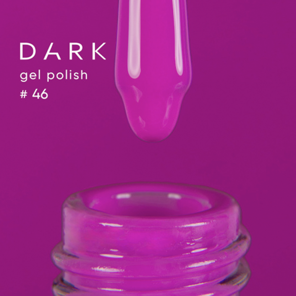 Гель-лак DARK Gel Polish №046, ярко-фиолетовый, 6 мл