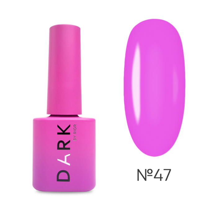 Гель-лак DARK Gel Polish №047, рожево-ліловий, 6 мл