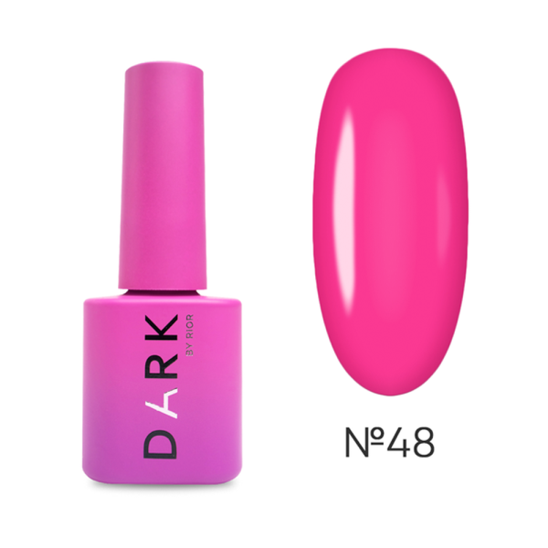 Гель-лак DARK Gel Polish №048, ярко-розовый, 6 мл