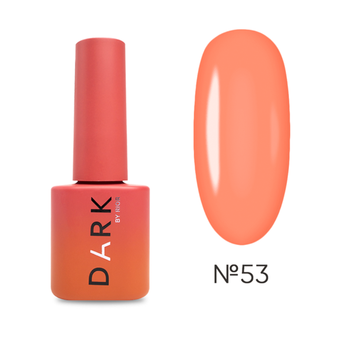 Гель-лак DARK Gel Polish №053, коралово-персиковий, 6 мл
