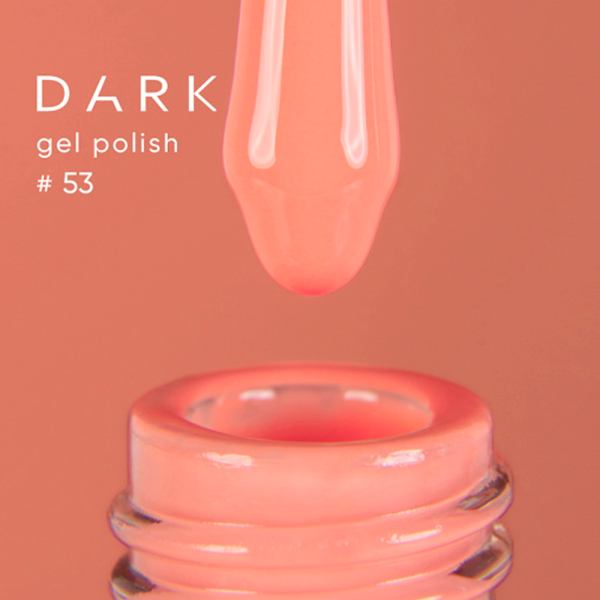 Гель-лак DARK Gel Polish №053, кораллово-персиковый, 6 мл
