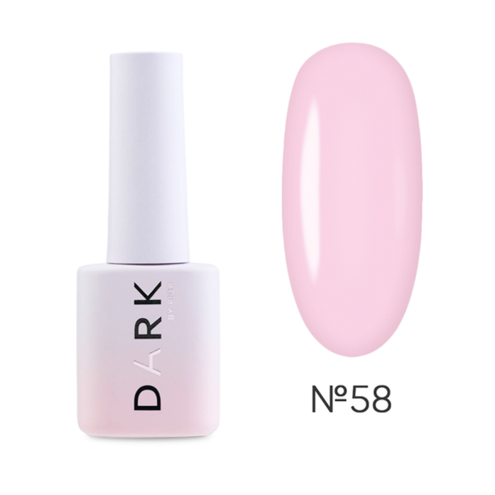 Гель-лак DARK Gel Polish №058, пудрово-рожевий, 6 мл