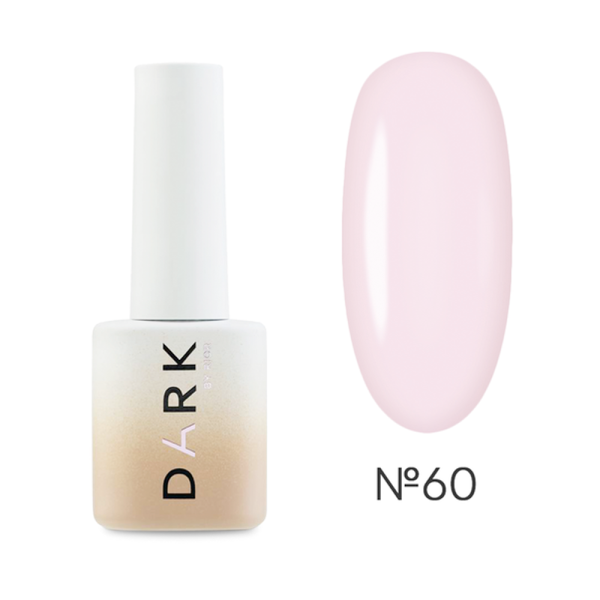 Гель-лак DARK Gel Polish №060, кремово-розовая, 6 мл