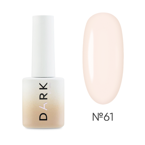 Гель-лак DARK Gel Polish №061, кремовый, 6 мл