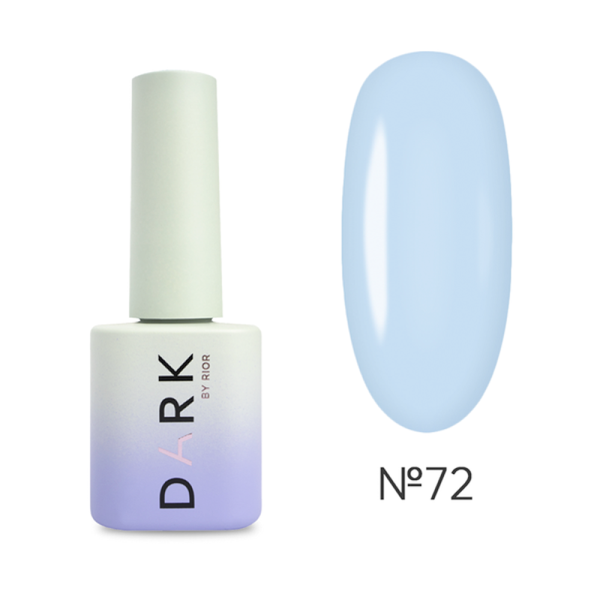 Гель-лак DARK Gel Polish №072, лавандово-голубой, 6 мл