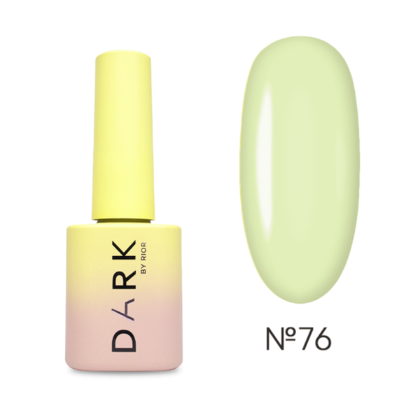Гель-лак DARK Gel Polish №076, пастельно-жёлтый, 6 мл