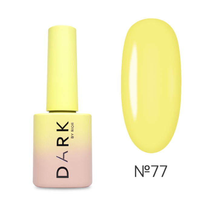 Гель-лак DARK Gel Polish №077, жёлтый, 6 мл