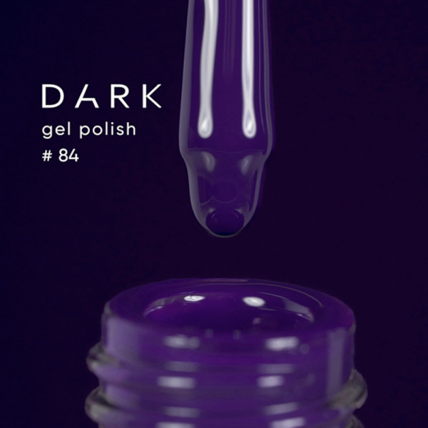 Гель-лак DARK Gel Polish №084, фиолетовый, 6 мл