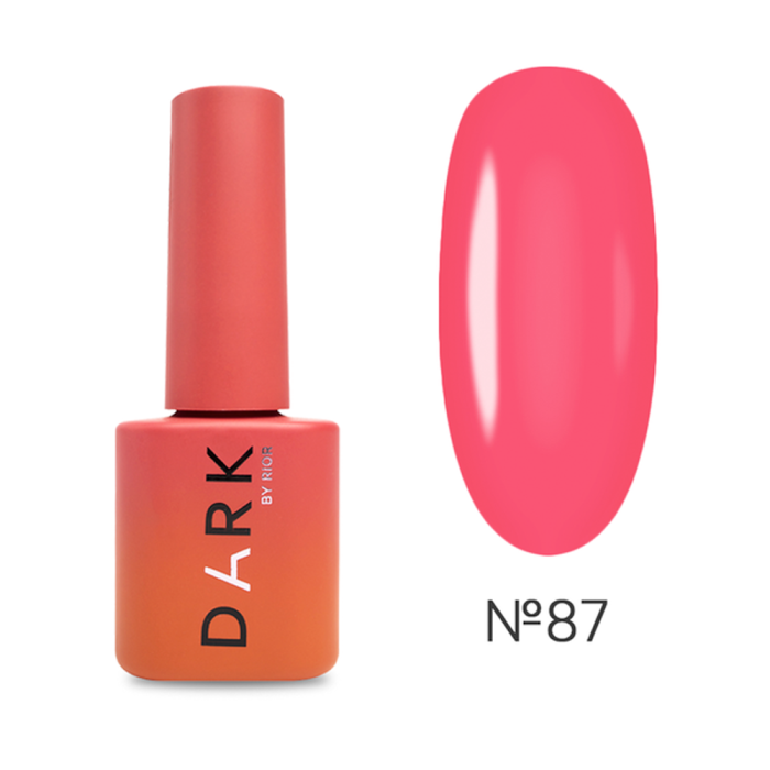 Гель-лак DARK Gel Polish №087, тёплый коралловый, 6 мл