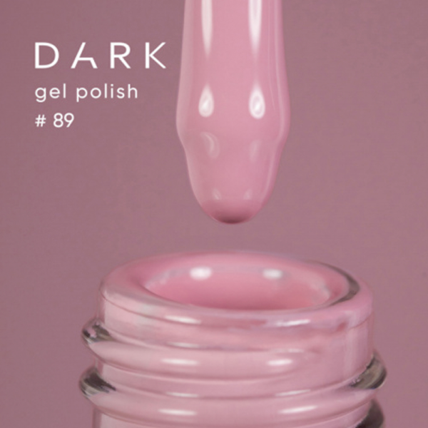 Гель-лак DARK Gel Polish №089, сиренево-розовый, 6 мл