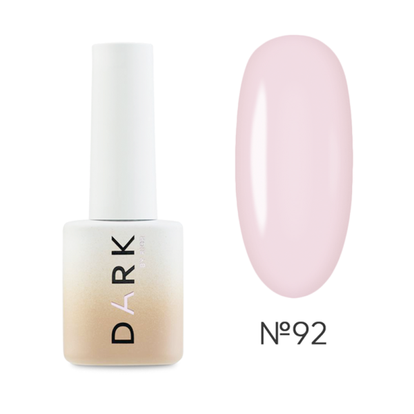 Гель-лак DARK Gel Polish №092, бежево-розовый, 6 мл