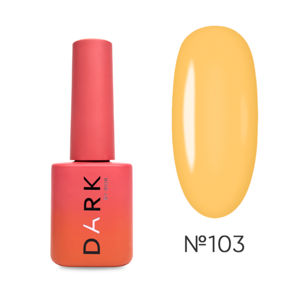 Гель-лак DARK Gel Polish №103, мандариновый, 6 мл