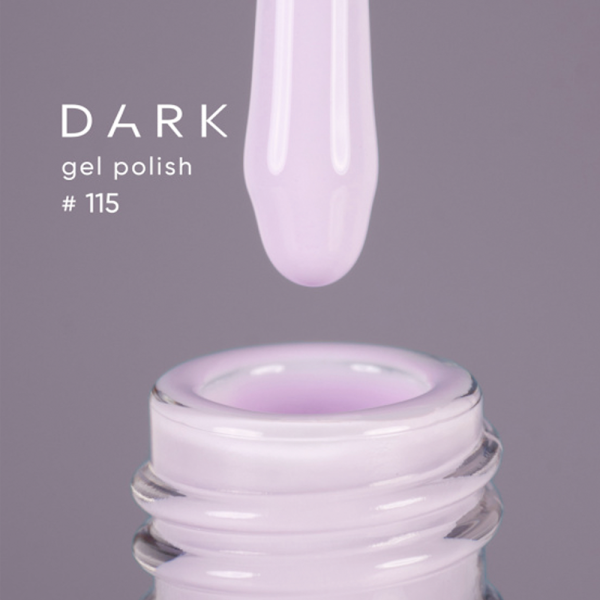 Гель-лак DARK Gel Polish №115, светло-сиреневый, 6 мл
