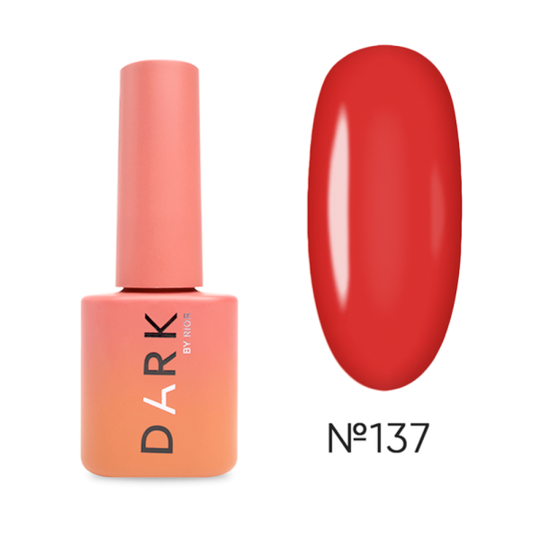 Гель-лак DARK Gel Polish №137, классический красный, 6 мл