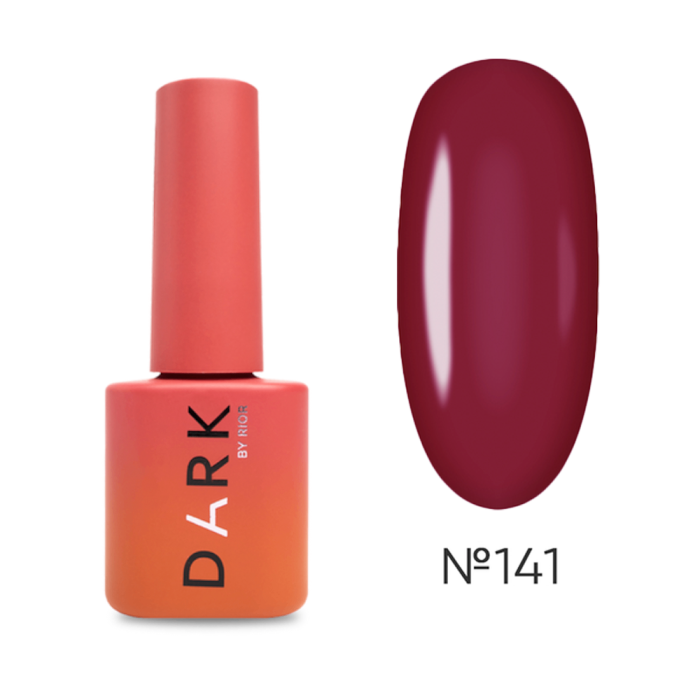 Гель-лак DARK Gel Polish №141, темно бордовый, 6 мл