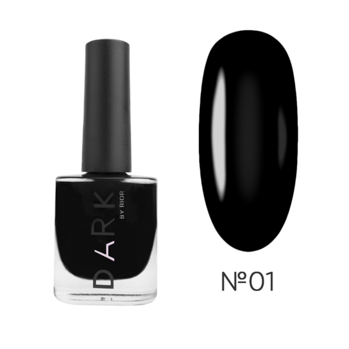 DARK Stamping Polish №01 STICKY - лак для стемпинга с липким слоем, черный, 10 мл
