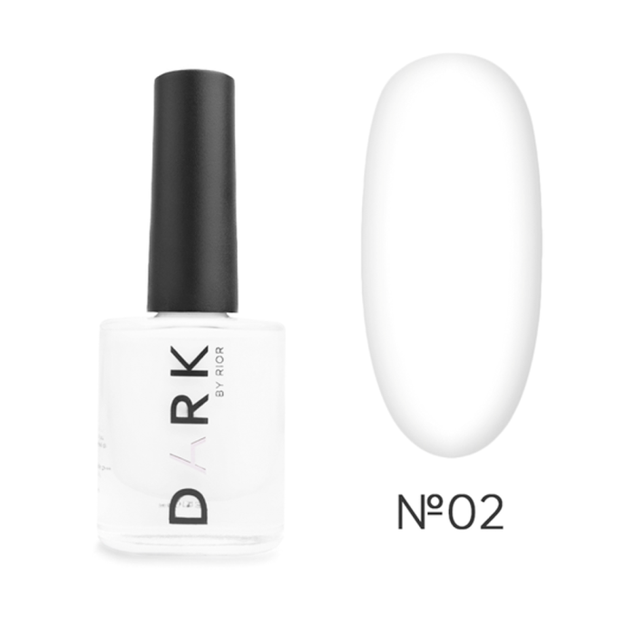 DARK Stamping Polish №02 STICKY - лак для стемпінгу з липким шаром, білий, 10 мл
